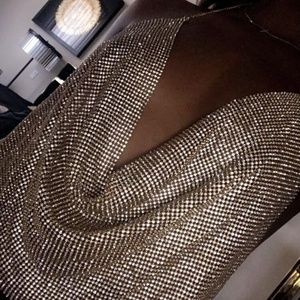 Carli Bybel x Missguided Chainmail Top